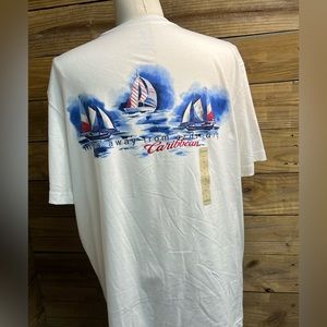 Box Z NWT Caribbean XL Sailboat Tee Shirt